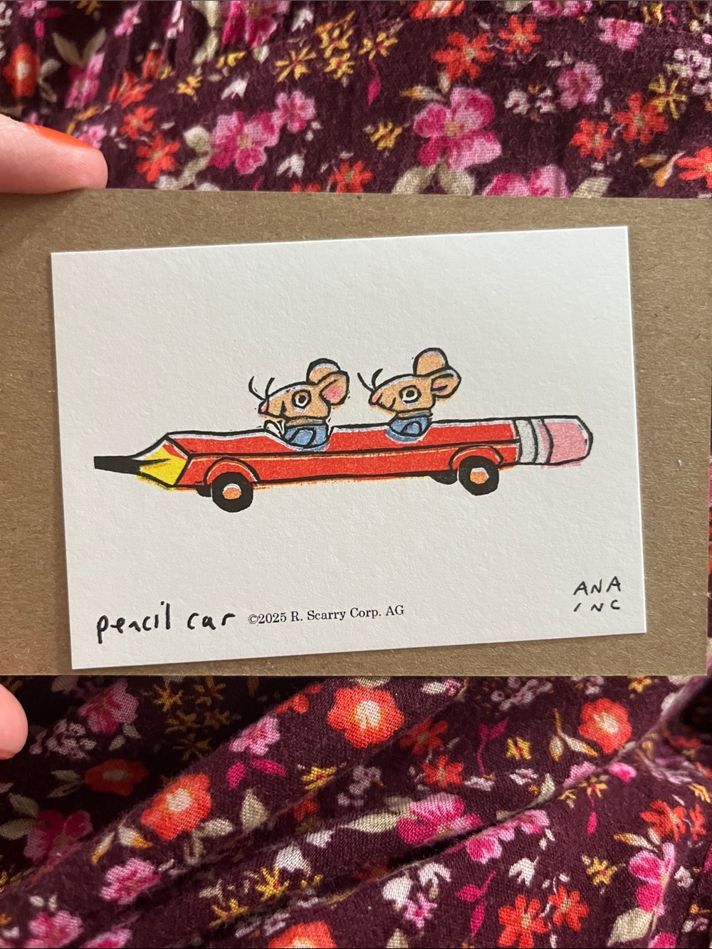 Ana Inciardi Richard Scarry Mini Print